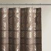 Madison Park Bellagio Taupe Shower Curtain, Transitional Shower Curtains for Bathroom, 72 X 72, Beige