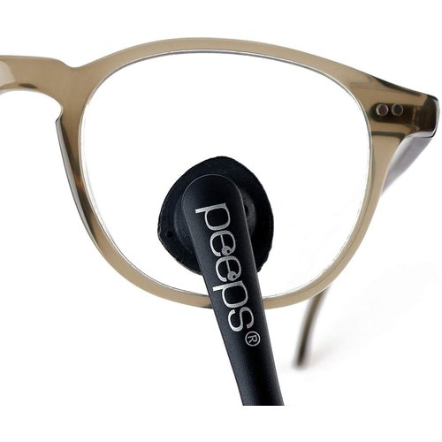 CarbonKlean Peeps Glasses Cleaner - for Eyeglasses, Reading Glasses, and More - Lens Cleaner with Carbon Microfiber Tech - Injected Pink - 1 Count (Pack of 1)