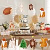 45 Pieces Woodland Creatures Cutouts Woodland Animal Cutouts Forest Animal Centerpieces Woodland Theme Party Decorations Woodland Cake Toppers for Kids Baby Shower Favors Birthday Party Supplies