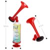 Pump Air Horn Mini, BANHAO Handheld Air Horn Hand Pumps Noisemakers for Sporting Events, Parties, Celebrations, Fun Birthday Party Favors and Goodie Bag Fillers for Kids and Adults, 5pcs 10Inch