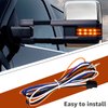 Sousery Tow Mirrors Wiring Harness Compatible with Chevrolet Chevy Silverado GMC Sierra 1500 2500 HD Sierra Truck 2014-2018 Cargo Running Turn Signals Light(2PCS)