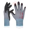 DEX FIT Nitrile Work Gloves FN330, 12 Pairs, 3D-Comfort Stretchy Fit, Firm Grip, Thin & Lightweight, Touch-Screen Compatible, Durable, Breathable & Cool, Machine Washable; Grey L (9)
