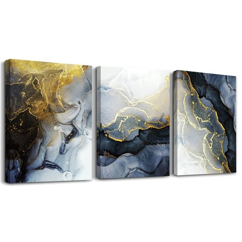 Abstract Ink Wall Paintings Canvas Wall Art For Living Room Boho Wall Decor For Bedroom Wall Decorations For Office Minimalist Abstract Wall Pictures Prints Bathroom Room Home Decoration 3 Piece