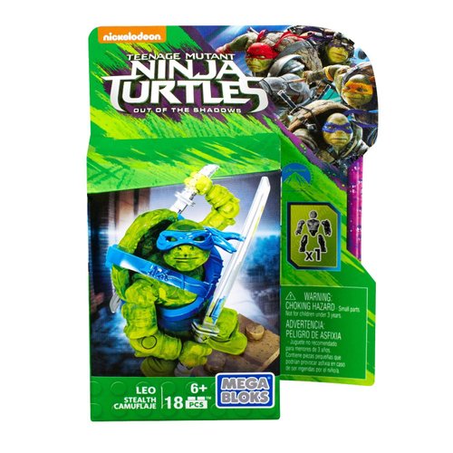 Mega Bloks Teenange Mutant Ninja Turtles: Out of The Shadows Building Kit, Styles May Vary
