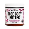 Rose Body Butter for Dry Skin with Whipped Shea Butter and Pure Rose Essential Oil | Ultra Hydrating Rose Lotion for Women | All Natural Moisturizer with No Synthetic Fragrances