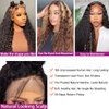 PEGOZA Kinky Curly Lace Front Wigs Human Hair 13X4 HD transparent Lace Frontal Remy Human Hair 150 Density Human Hair Pre-Pulled Baby Hair Natural Color for Black Women (26 Inch)