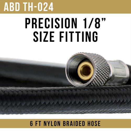 Master Airbrush Brand Essential Airbrush Accessories Kit Set; Includes 6 ft. Braided Air Hose, Mini Inline Filter, Quick Disconnect, Airflow Adjustment Coupler & 3 Way Hose Splitter Manifold