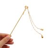 2 Pcs Vintage Tassel Hair Sticks Handmade Alloy Chinese Hair Chopsticks Elegant Traditional Hairpins, Hair Accessories for Women Girls