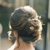 10 Pieces Gold Leaf Bridal Hair Pins, Wedding Headpiece Hair Jewelry with Pearl Rhinestone Wedding Hair Accessories for Bride Bridesmaids Flower Girls