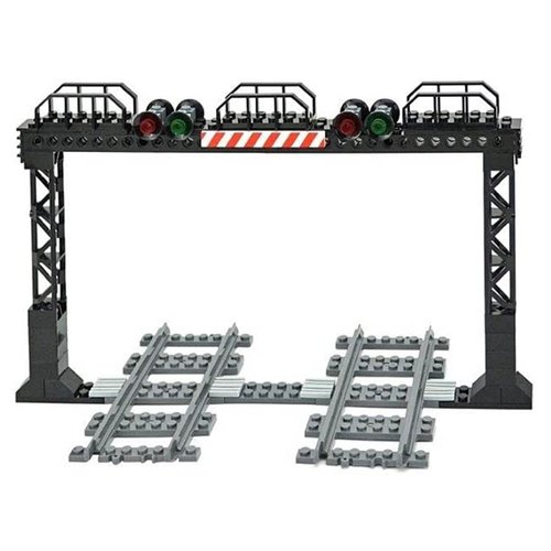 General Jim's Toy Train Building Blocks Traffic Control Lights for Train Station