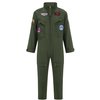 GZ-LAOPAITOU Kids Fighter Pilot Costume, Boys Air Force Flight Suit, Aviator Dress Up Costume for Halloween Cosplay
