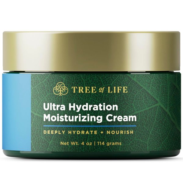 Tree of Life Beauty Hydrating and Moisturizing Face Cream with Botanical Hyaluronic Acid, 4 Fl Oz