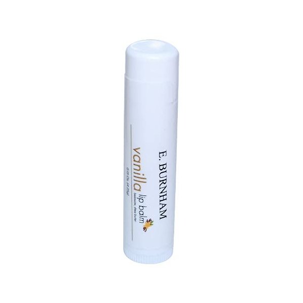 E. Burnham Lip Balm w/Beeswax & Shea Butter (Vanilla - All Natural)
