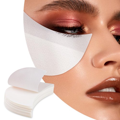 Yatinkim Eye Shadow Pads Shields 50pcs Professional Eyeshadow Stencil Stickers Patches Premium Lint Free for Eyelash Extension Eyeliner Tinting
