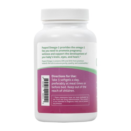 Fairhaven Health PeaPod Omega-3 Premium Icelandic Fish Oil Supplement for Healthy Pregnancy, Made with EPA, DHA and Fatty Acids for Cognitive Function, Citrus Flavor