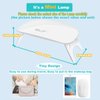 Kepma UV LED Nail Dryer Mini lamp Portable Curing Light for Gel Nail Polish,6w(White)