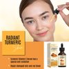 DERMAXGEN Turmeric Face Serum + Vitamin C: Organic Moisturizer for Acne Reduction, Clear Skin Tone, & Anti-Aging Benefits - Hydrate Dull & Dry Skin - Facial Serum - 1 FL OZ