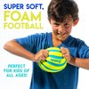 Franklin Sports Kids Foam Football - Mini Soft Foam Youth Football - Indoor + Outdoor Toy Football for Kids - Probrite 9" Mini Foam Ball - Soft Backyard + Practice Toy Ball - Yellow