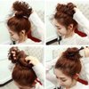 SLLIE Messy Hair Bun Extensions Chignons Hair Hair Scrunchie Scrunchy Updo Hairpiece