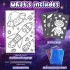 Art & Craft Activity,Foil Craft Outer Space DIY Art Fun Kits,No Mess Creative Foil Art Kits Set Drawing Game for Kids,Birthday Gifts Craft Supplies Travel Toys for Girls Boys Ages 4 5 6 7 8 9 Year Old