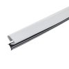 M-D Building Products 91890 84 in. White Premium Rubber Top and Sides Door Seal for Doors with Kerf/Channel