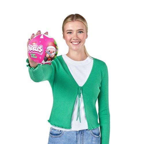 Snackles Christmas Mystery UNbox 5 Inch Plush in Capsule by ZURU, Ultra Soft Plush, Collectible Plush with Real Licensed Brands, Stuffed Animal, Giftable, Holiday