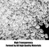 Joyzan Hair Extension Granule, Fusions Keratin Pellets Bead Hairing Extensions Granules Hot Melt Grain Making Nail Design Wig Glue Tip Rebond Bead Flat Tool Accessory Total 100g 2 Bottle DIY Accessory