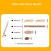 Kamanda Cat Toys, 8Pcs Silvervine Cat Toy, Silvervine Sticks Cat Toys for Indoor Cats, Cat Kitten Chew Toys for Aggressive Chewers, Cat Dental Toy for Kitten Teeth Cleaning, Matatabi for Cats
