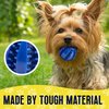 Petite Paws Fillable Treat Ball for Dogs to Keep Them Busy for Hours, 1.5" Puppy Puzzle Balls for Teething Dogs, Dog Crate Mind Stimulating Games for Puppy Boredom, Small Toy Breeds - 6 Pack