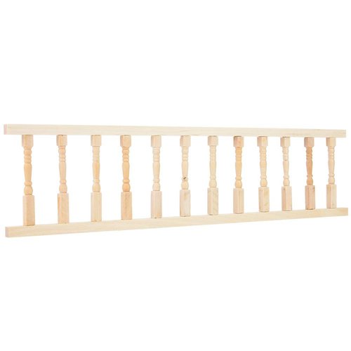 1:12 Wooden Dollhouse Handrail Dollhouse Mini Simulation Dollhouse Handrail Furniture, Doll House Wooden Furniture Decoration Accessory