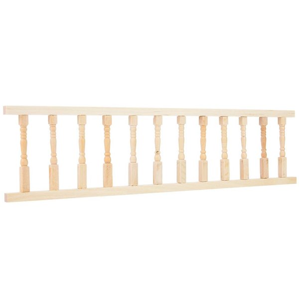 1:12 Wooden Dollhouse Handrail Dollhouse Mini Simulation Dollhouse Handrail Furniture, Doll House Wooden Furniture Decoration Accessory
