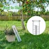 SYCozupy 7" Capacity Rain Gauge Replacement Tube Glass Rain Guage Cylinder for Yard &Garden &Outdoor (1Pcs)