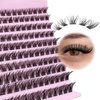 SLSXNL Natural Wispy Lash Clusters 9-14mm Eyelash Clusters C Curl Cluster Eyelash Extensions False Eyelashes Individual Lashes 9mm 10mm 11mm 12mm 14mm 120 Clusters