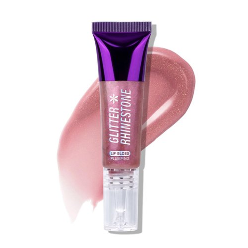SWETIYOU Shimmer Lip Gloss, Bling Lip Gloss, Long Wear High Shine Glitter Lip Gloss, Non Sticky Diamond Glitter Lip Gloss, Long Lasting Shine & Fuller-Looking Lip Makeup(02)