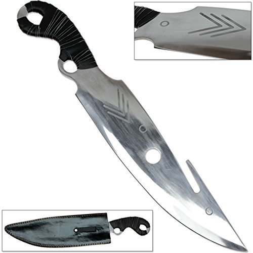 Swordsaxe Fantasy Tactical Fixed Blade Hunting Knife. Hunting Dagger. For Hunting, Collection, Gift and LARP