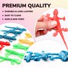 Lizard Stretchy Toy for Kids - 4” Reptile Toys for Party Favors, Sensory Toys - Treasure Box Prizes - Stretchy Strings - Bulk Toys Pack of 12 - Easter Toys