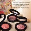 LAURA GELLER NEW YORK Baked Blush-n-Brighten Marbleized Blush + Angled Blush Brush (04 Ethereal Rose, 47mm)