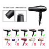 WAJIAYON Universal Collapsible Hair Dryer Diffuser Attachment- Salon Grade tool,Lightweight Foldable Portable Travel Folding Design Fit Most of blow Dryers-Black