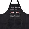 PXTIDY Lash Artist Apron Lash Tech Gifts Eyelashes Artist Gift Waterproof Apron Beautician Coworker Salon Lashes (Lash Artist pink APRON)