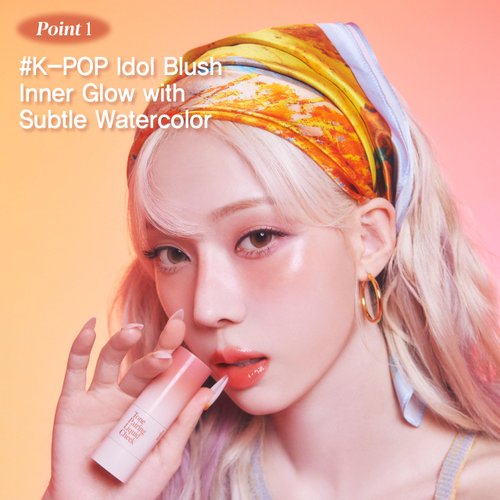 espoir Tone-Pairing Liquid Blush #5 Rosy Bunny │ Moisturizing Formula To Express Dewy Cheeks │ Watercolor-like Subtle and Beautiful Color Blush │ K-pop Idol Blush of Korean Makeup