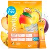 Swigg Electrolytes Powder Packets - No Sugar Multivitamin Hydration Powder, Sugar Free Electrolyte Drink Mix with Vitamin B12, B5, B6, C, D and Folate, Multi Vitamin Water, Tropical Fusion - 30 Sticks