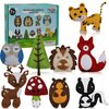 MOMOTOYS Sewing Kit for Kids, Fun & Educational Woodland Animals Sew Craft Set for Boys and Girls Ages 8-12, Complete Beginner Sewing Kit with Felt Plushie for Creative DIY Projects