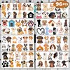 96PCS Puppy Temporary Tattoos for Kids - Cute Dog-Themed Party Favors & Gifts, Ideal for Birthday Parties, School Rewards, and Christmas Stocking Stuffers
