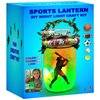 Make Your Own Sports Night Light Lantern Jar Arts & Crafts For Boys And Girls, Football, Soccer, Basketball, Tennis & Baseball Gifts For Kids, DIY Art Kit Age 4 5 6 7 8-12, Best Kids Birthday Present