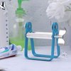 Healifty Metal Toothpaste Tube Squeezer - Rolling Toothpaste Squeezer, Paint Tube Wringer for Toothpaste, Artist, Hair Salon, Painter (Blue)
