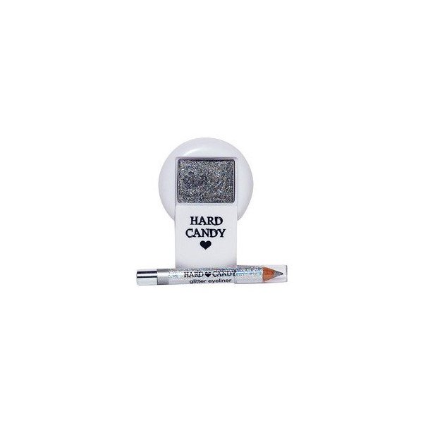 Hard Candy Glitter Eye Cream Plus Glittering Liner SILVER (FLASHY) ONLY 1 IN THE PACK