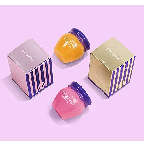 2 Pcs She Loves Day & Night Moisturizing Lip Balm, Anti-cracking Lip Balm, Moisturizing And Nourishing Lip Balm, 10g