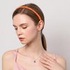Totelux Glitter Headband for Girls Sparkle Skinny Hair Band Orange Sequins Hair Hoop Birthday Wedding Prom Party Women Hair Accessories