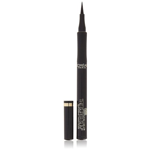 L'Oreal Paris Makeup Infallible Super Slim Long-Lasting Liquid Eyeliner, Ultra-Fine Felt Tip, Quick Drying Formula, Glides on Smoothly, Black, Pack of 1