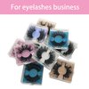 25MM Mink Eyelashes Wholesale Ninglash 10 Pack False Eyelashes, Christmas Gifts for Women Dramatic Real Mink EyeLashes, Thick HandMade Full Strip Lashes, Crueltyl Free Fluffy Lash, 3D Mink Lashes Bulk